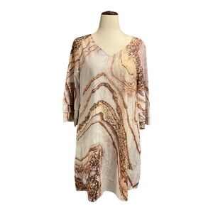 ❤️3/$15 Elegant Marble Print Dress